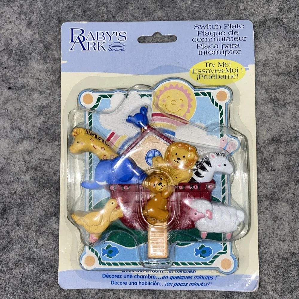 NEW Lot of 7 Noah's Ark 3D Light Switch Plate Cover Baby's Room‎ Church Nursery